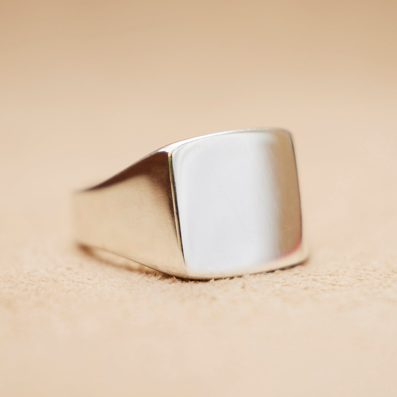 Essential Cushion Signet Ring