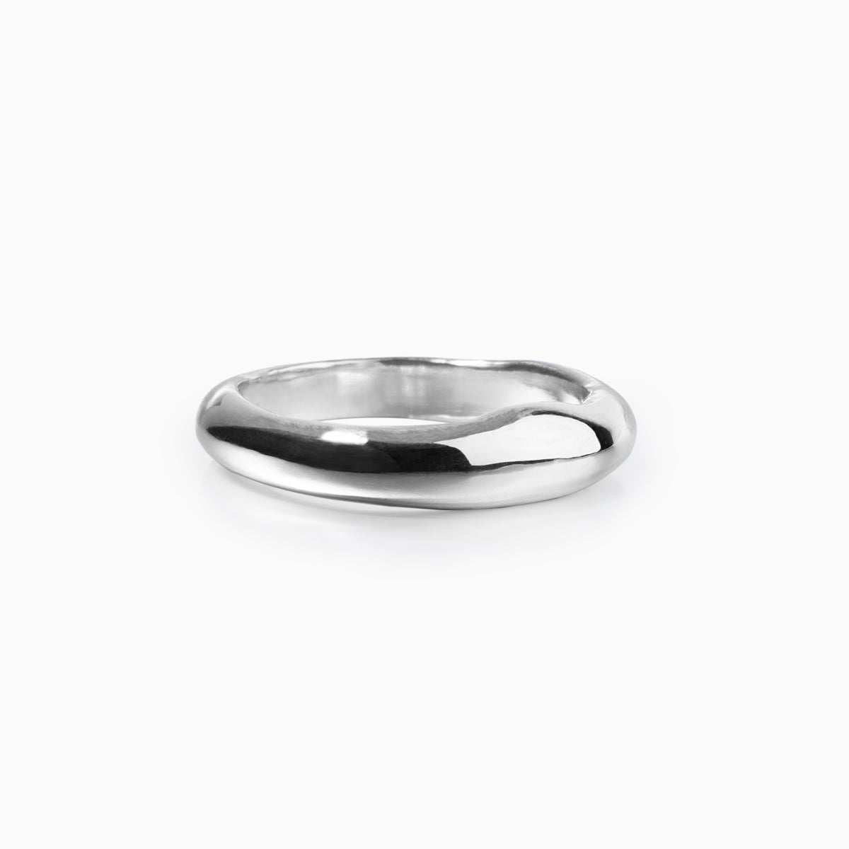 Silver Flow Ring Medium