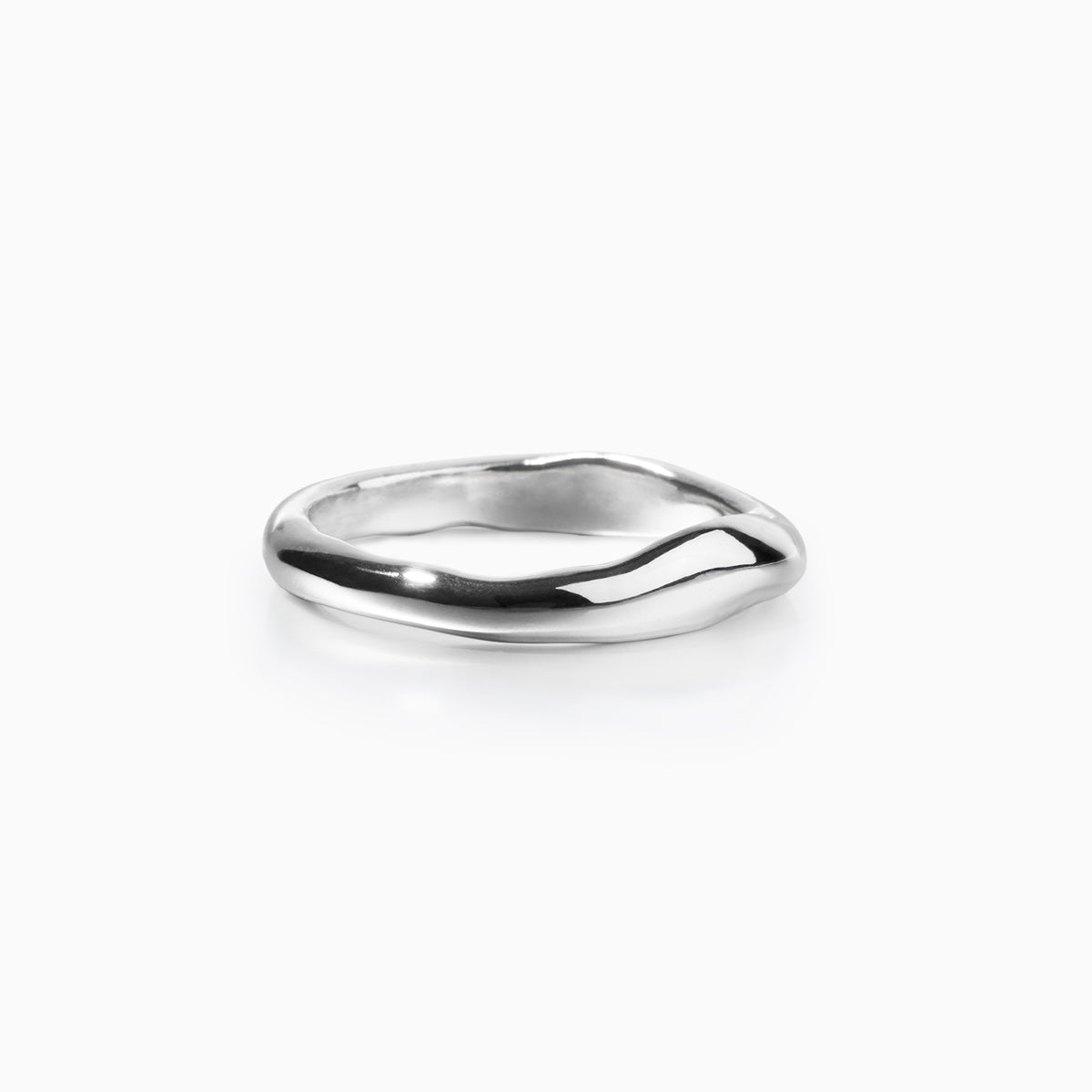 Silver Flow Ring Narrow