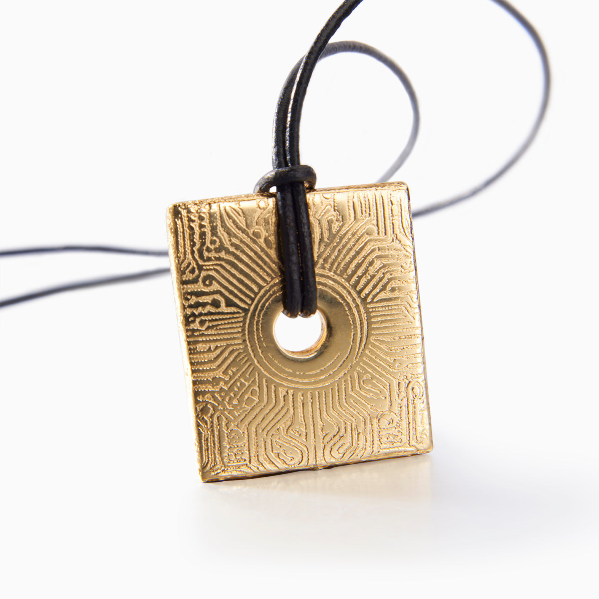 Gold Node Pendant